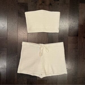 Garage Cream Knit Set